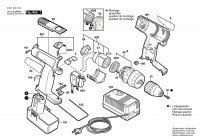 Bosch 0 601 936 723 Gsr 7,2 Ves-2 Cordless Screw Driver 7.2 V / Eu Spare Parts